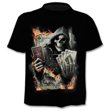 Load image into Gallery viewer, 2020 New Design t shirt men/women heavy metal grim Reaper Skull 3D printed t-shirts casual Harajuku style tshirt streetwear tops
