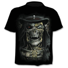 Load image into Gallery viewer, 2020 New Design t shirt men/women heavy metal grim Reaper Skull 3D printed t-shirts casual Harajuku style tshirt streetwear tops
